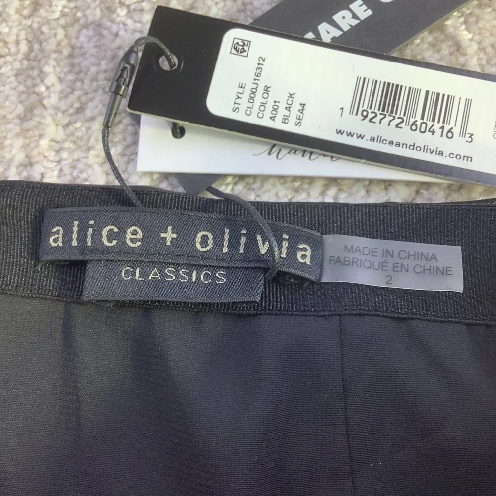 Faux Leather Black Pencil Skirt - Unbranded